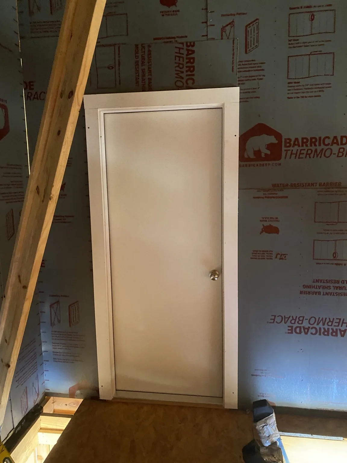 Interior door installation
